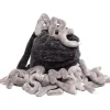 Alphabet Plush Set - Rhino Grey Letters with Dark Grey Backpack