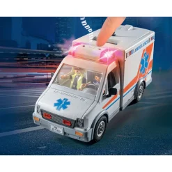 Ambulance with Lights, Accessories and 3 Figures