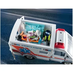 Ambulance with Lights, Accessories and 3 Figures