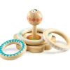 BabyHoopi Wooden Ring Stacker Toy