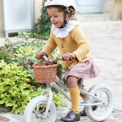 Balance Bicycle - Ivory White with Helmet