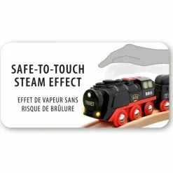 Battery-Operated Steaming Train
