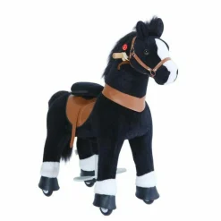 Black Model U Ride-On Horse - 4-7 Years