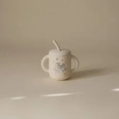 Bluey x Mushie Silicone Training Cup & Straw