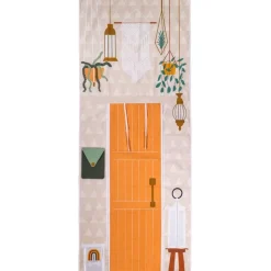 Boho Tea House Doorway Storefront