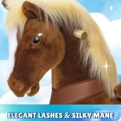Brown Horse Model Y Ride on Toy - 4-7 Years