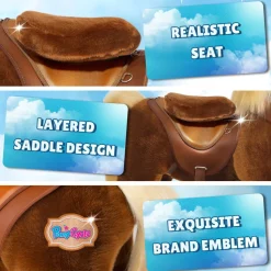 Brown Horse Model Y Ride on Toy - 4-7 Years