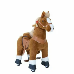 Brown Model U Ride-On Horse - 3-4 Years