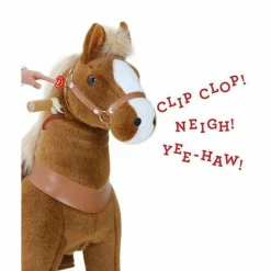 Brown Model U Ride-On Horse - 3-4 Years