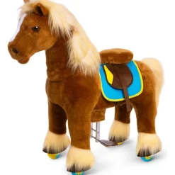 Brown Model X Ride-On Horse - 4-7 Years