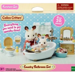 Calico Critters Country Bathroom Set, Dollhouse Furniture and Accessories