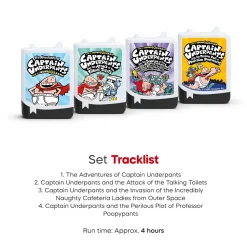 Captain Underpants Audiobook Tonies - 4 Pack