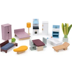 Cedar Chalet Dollhouse with Furniture