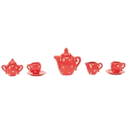 Cermaic Tea Party Set with Suitcase - The Big Family