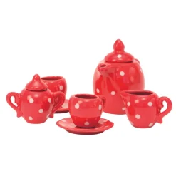 Cermaic Tea Party Set with Suitcase - The Big Family