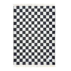 Checkerboard Blanket - Black/White