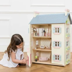 Cherry Tree Hall Wooden Dollhouse