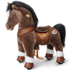 Chocolate Brown Horse Model Y Ride on Toy - 3-4 Years
