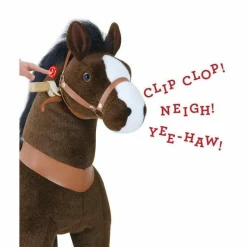 Chocolate Brown Model U Ride-On Horse - 4-7 Years