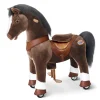Chocolate Brown Model Y Horse Ride on Toy - 4-7 Years