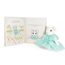 Claris The Mouse: Dazzling Diamond Egg & Turquoise Plush Book Bundle