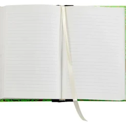 Composition Notebook in Neon Green/Gold Leather