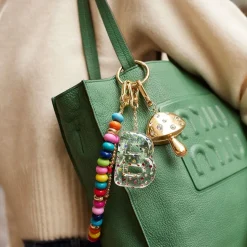 Confetti Initial Bag Charm - B
