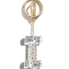 Confetti Initial Bag Charm - I