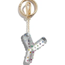 Confetti Initial Bag Charm - Y