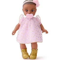Cuddle Baby Doll 14-Inches - Dark Brown Hair