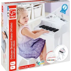 Deluxe Grand Piano - White