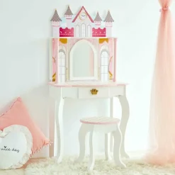 Dreamland Castle Play Vanity Set - White / Pink