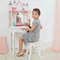 Dreamland Castle Play Vanity Set - White / Pink