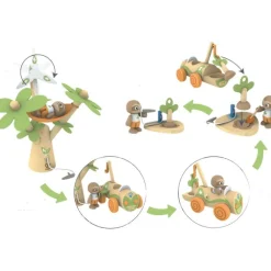 Electric Wind Turbine Car Toy