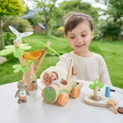 Electric Wind Turbine Car Toy