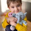 Elephant & Piggie Plush Pair