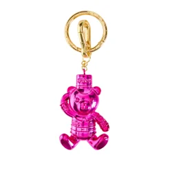 FAO Chrome Bear Keychain - Pink
