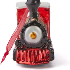 FAO Schwarz Train Glass Ornament