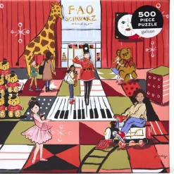 FAO Schwarz Twinkling Toyland 500 Piece Puzzle
