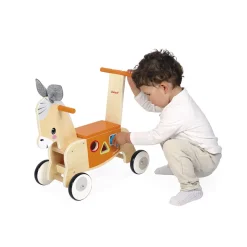 Farm Ride-On Donkey with Shape Sorter