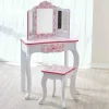 Fashion Giraffe Prints Gisele Play Vanity Set - Pink / White