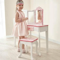 Fashion Giraffe Prints Gisele Play Vanity Set - Pink / White