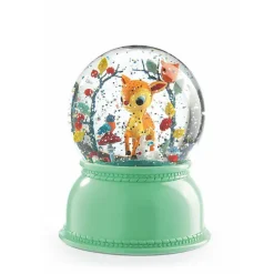 Fawn Snow Globe Night Light
