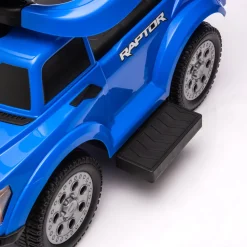 Ford Raptor 3-in-1 Push Ride On Toy Car - Blue