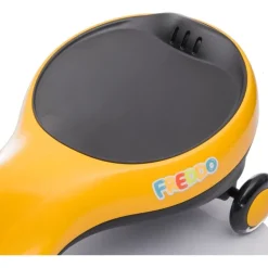 Freddo Toys Swing Car with Flashing Wheels - Yellow