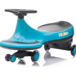 Freddo Toys Swing Car with Flashing Wheels - Blue