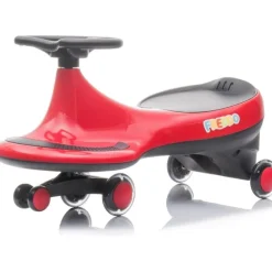 Freddo Toys Swing Car with Flashing Wheels - Red