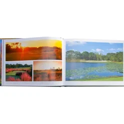 Golf Courses: Fairways of the World Book in Green Bonded Leather