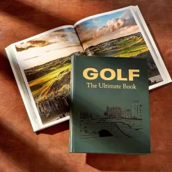 Golf: The Ultimate Book in Green Bonded Leather