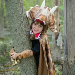 Grandasaurus Triceratops Cape with Claws - Size 4-6 Years